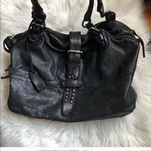 Trask Italian leather satchel